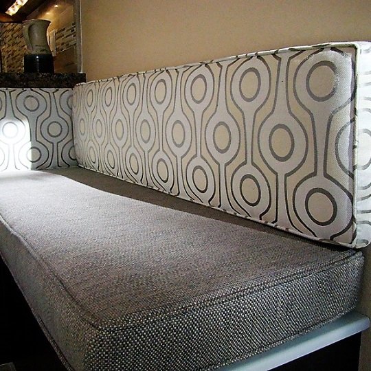 Custom Upholstery Bench by B&G Window Fashions