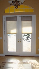 Window Cornices over Door Cellular Shades - B&G Window Fashions - Sarasota, FL